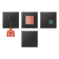 Jung Notrufset              NRSLS0834SWM 