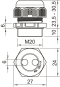 OBO V-TEC VM20 2x6 Kabelverschraubung m. 