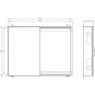 Siemens 8GK1032-3KK41 ALPHA160DIN,Wand- 