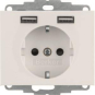 Berker Steckdose SCHUKO/USB K.x 48037009 