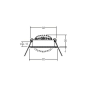 BRUM LED EBS 230V 6W 3000K BB   38363073 