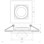 EVN Alu-Massiv-Deckeneinbaul.     620414 