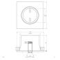 EVN Halogen-Einbauleuchte Quadrat 759401 