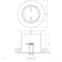 EVN Halogen-Einbauleuchte rund    753001 