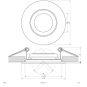 EVN Alu-Massiv-Deckeneinbaul.     620014 