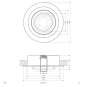EVN Alu-Power-LED-Einbauleuchte   506014 