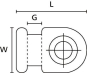 Hellermann MB1-PA66-NA(100) Befestigungs 