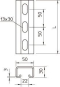 OBO MS5030P0800FT Profilschiene gelocht 