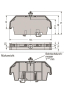 WAGO 709-167 Abdeckprofilträger,Typ 