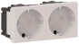 GGK Gerätemodul 45 Schuko 2fach     6948 