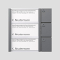 SIED Tasten-Modul              TM612-3DG 