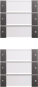 GIRA 213628 Wippenset 6fach (3+3) BSF 