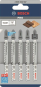 Bosch 5Stichsägeblatt T144DF  2608634567 