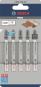 Bosch 5Stichsägeblatt T101BIF 2608636431 