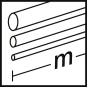 Hellermann TFE4-1/8-PTFE-CL 1m 