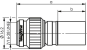 TG TNC-Kabelstecker Cr/Cr    J01010A0051 