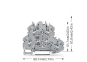 WAGO 2002-2214/1000-492 Bauelement- 