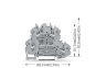 WAGO 2002-2211/1000-410 Bauelement- 