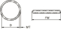 Hellermann LVR-25.4/12.7-PVC-BK 100m 