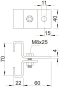 OBO 325 70 FT Befestigungsklammer 70mm 
