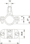 OBO 952 Z 3/4 Erdungsschelle f.Bandstahl 