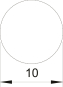 OBO RD 10-V2A Rundleiter 50m Ring 10mm 