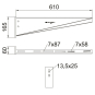 OBO AW 55 61 FT Wand-u.Stielausleger m. 