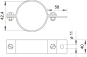 OBO 303 DIN-1 1/4 Rohrschelle 11/4 St FT 