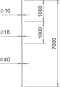 OBO 101 3B-7000 Fangstange 