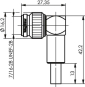 TG TNC-Kabelwinkelstecker    J01010A0019 