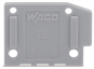 WAGO 235-100 Abschlussplatte,anrastbar, 
