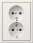 GIRA 0780112 SCHUKO-Doppelsteckdose 