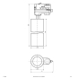 EVN LED Schienenstrahler -rund  CT150925 
