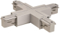 SLV EUTRAC X-Verbinder silbergrau 145694 