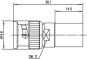 TG BNC-Kabelstecker Cr/Cr    J01000A0059 
