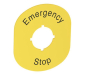 ABB Schild Emergency Stop       MA6-1101 