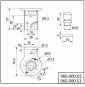 Werma Winkel f.Wandmontage grau 96000053 