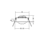 BRUM Einbaustr LOOP 5W 3K eckig 39385173 