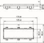 OBO T8NL P105 7035 Abdeckplatte 3f Modul 
