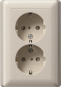 GIRA 078301 SCHUKO-Doppelsteckdose SH+ 