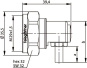 TEGA 7-16 Winkelstecker Cr     100024403 