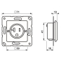 JG UP NEMA-Steckdose ST550 20A    121-20 
