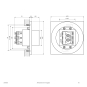 EVN LED Wandeinbau weiß IP44  LQ41802WE 
