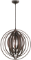 TRIO Pendelleuchte Holz braun  305900126 