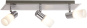 TRIO Wand-/Deckenl Alu geb.    821410305 