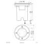EVN LED Bodeneinbau -rund -  PC67101502H 