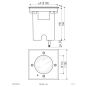 EVN LED Bodeneinbau -quad.   PC674101502 