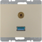 Berker USB/3,5mm Audio        3315397004 
