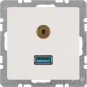 Berker USB/3,5mm Audio        3315396089 