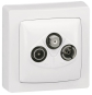Legrand 086042 TV-Enddose 3-Loch 
